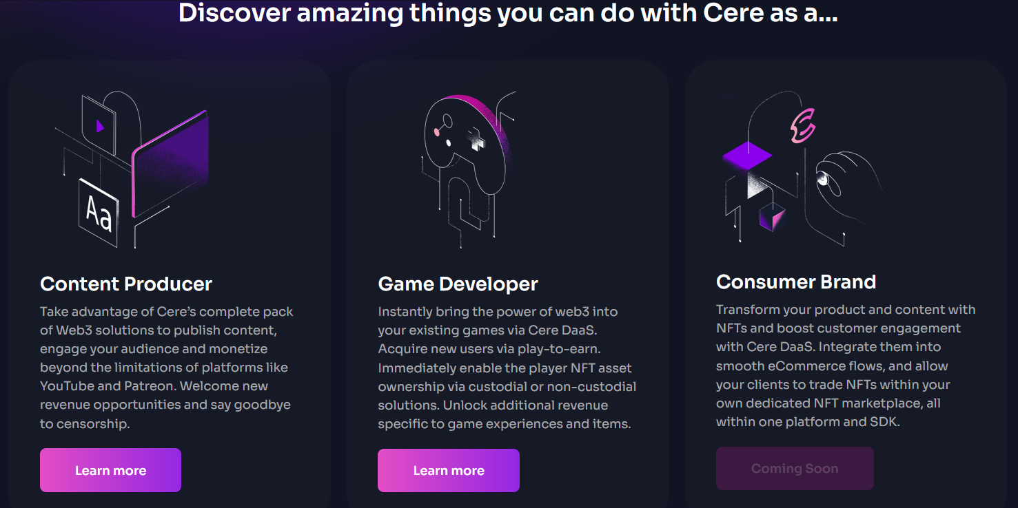 Cere UX writing screen 2